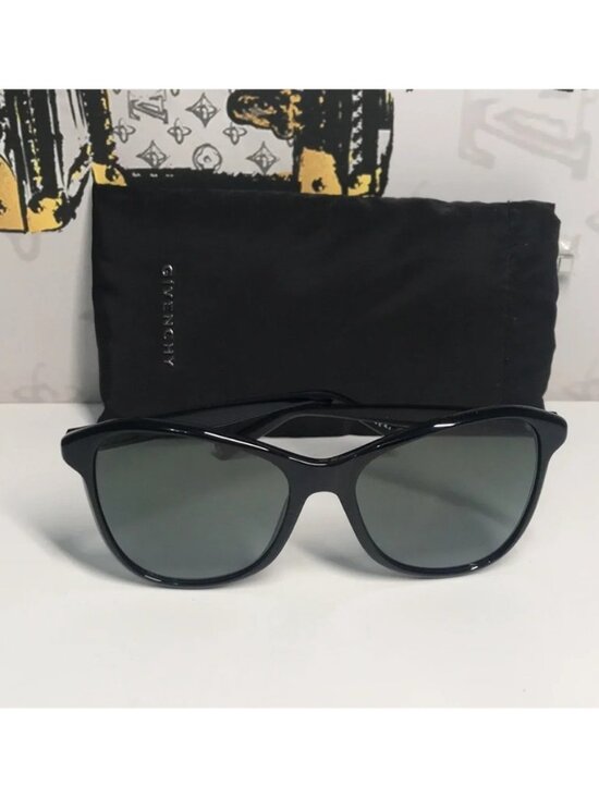 New Authentic Givenchy GV7198S Sunglasses – Black Acetate / Gold Hardware main image 13
